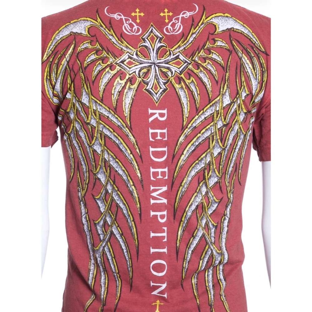 Archaic Affliction T-Shirt SPINE WINGS - Picture 8 of 9